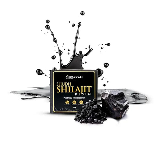 Shudh Shilajit Resin, Natural Himalayan Energy and Wellness Supplement with Fulvic Acid and Minerals (1 Pack)