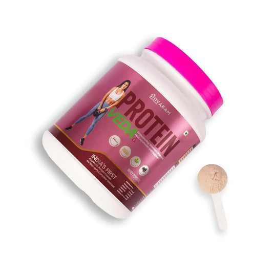 India's First Ayurvedic Whey Protein Powder for Women | Ashwagandha, Shatavari & Amla | BCAA Supplement | Chocholate Flavour | Supports Vitality, Muscle Recovery, Strength & Energy | 1KG | 28 Serving (1 Pack)