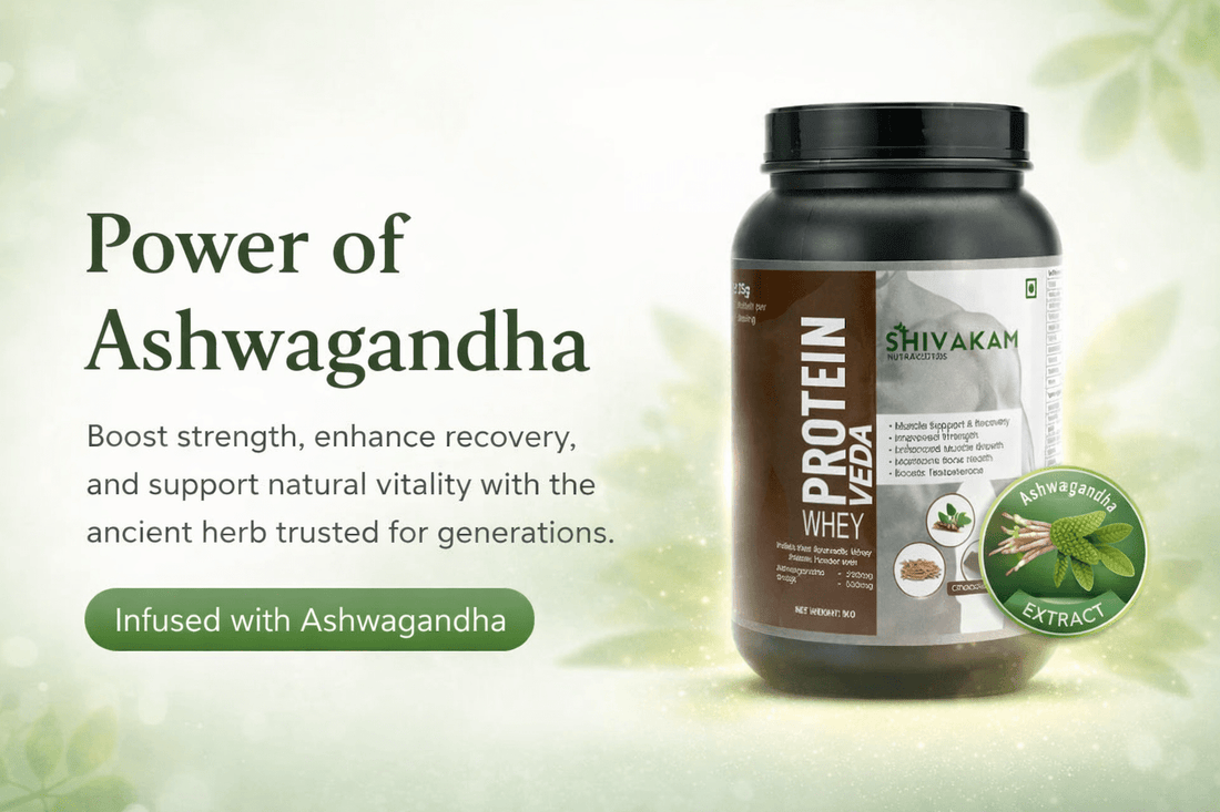 Unlocking Strength and Vitality: The Power of Ashwagandha in Protein Veda Men - Shivakam Store