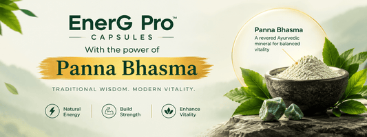Panna Bhasma in EnerG Pro: Exploring the Heritage of Traditional Ayurveda - Shivakam Store