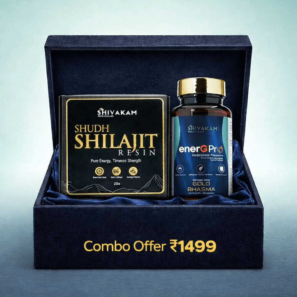 EnerGPro + Shilajit Combo (1 Pack Each) - Shivakam Store