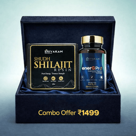 EnerGPro + Shilajit Combo (1 Pack Each) - Shivakam Store
