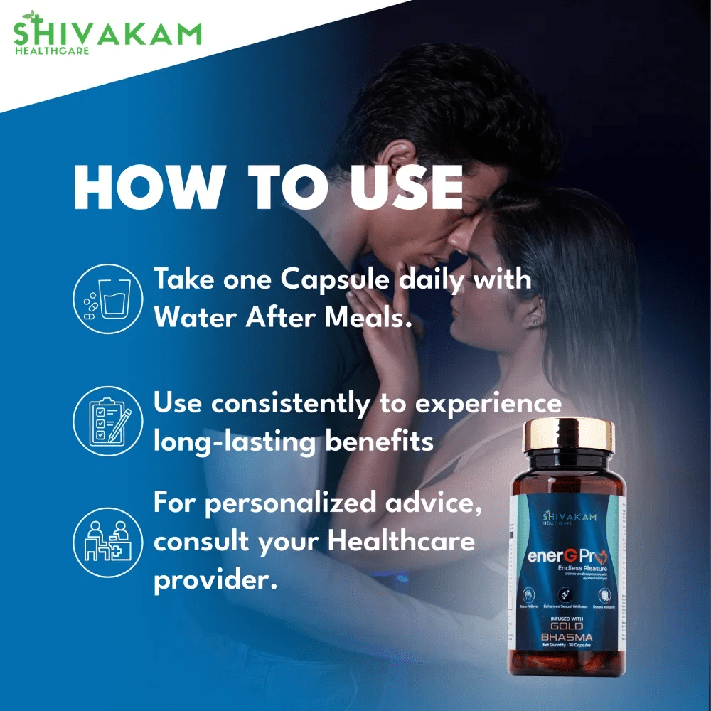 EnerGPro + Shilajit Combo (1 Pack Each) - Shivakam Store