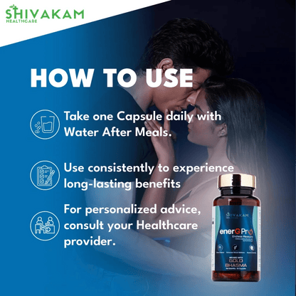 EnerGPro + Shilajit Combo (1 Pack Each) - Shivakam Store
