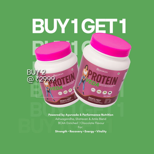 Protein Veda Women BOGO — Ayurvedic Whey Protein (1+1 Pack) - Shivakam Store