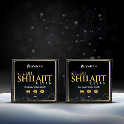 Shudh Shilajit Resin (2 Packs) - Shivakam Store