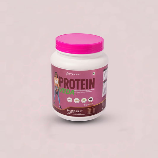 India's First Ayurvedic Whey Protein Powder for Women | Ashwagandha, Shatavari & Amla | BCAA Supplement | Chocholate Flavour | Supports Vitality, Muscle Recovery, Strength & Energy | 1KG | 28 Serving (1 Pack)