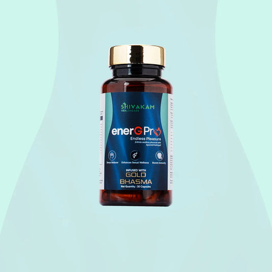 EnerGPro Ayurvedic Health Supplement with Shilajit, Ashwagandha, Gold Bhasma for Energy, Immunity and Stamina (1 Pack)
