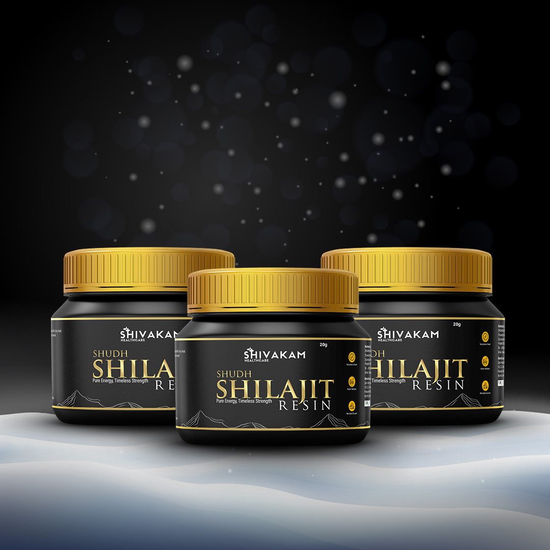 Shudh Shilajit Resin - 20g 3 Pack