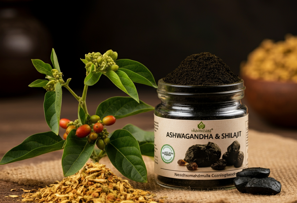 Shilajit and Ashwagandha Benefits Together for Peak Health